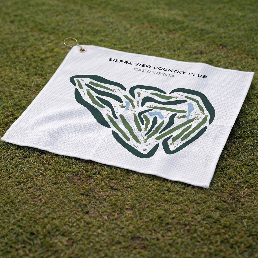 Sierra View Country Club, California - Printed Golf Courses