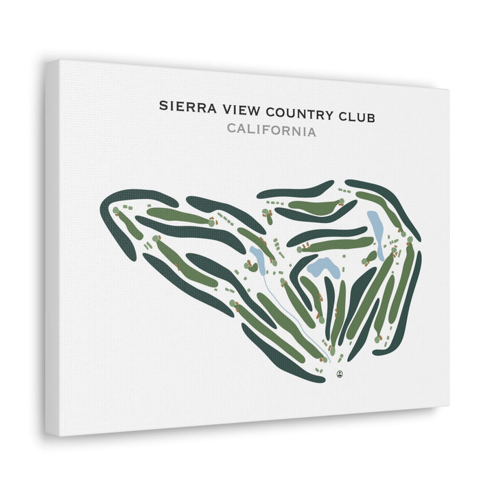 Sierra View Country Club, California - Printed Golf Course