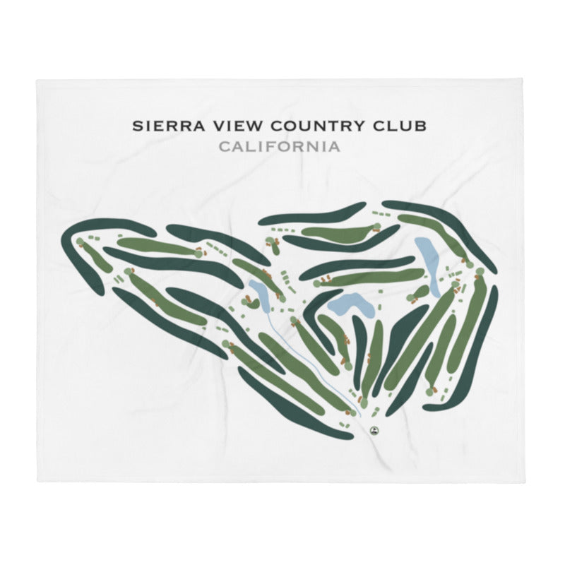 Sierra View Country Club, California - Printed Golf Course