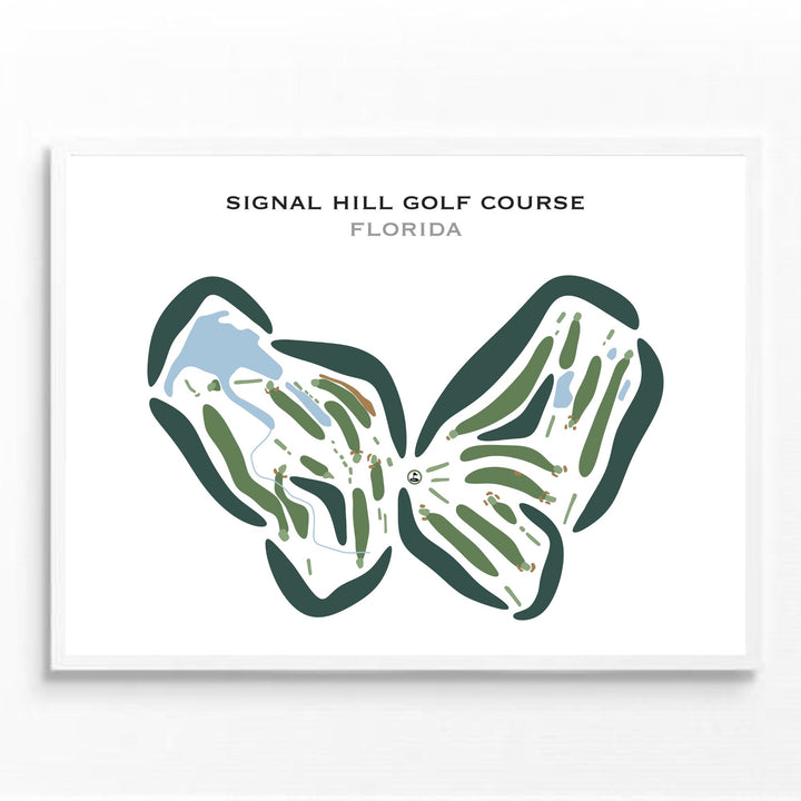 Signal Hill Golf Course, Florida - Printed Golf Courses
