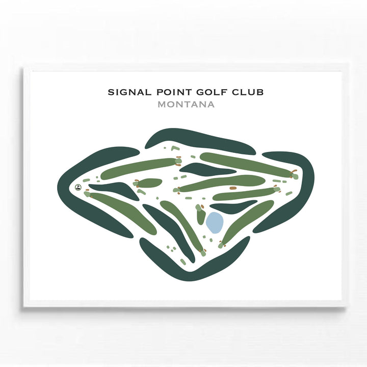 Signal Point Golf Club, Montana - Printed Golf Courses