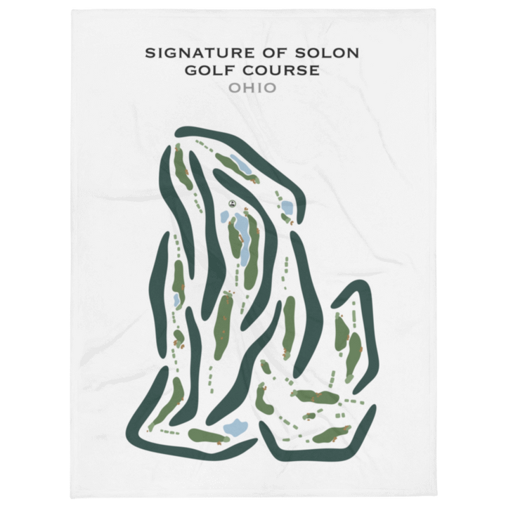 Signature of Solon Golf Course, Ohio - Printed Golf Courses