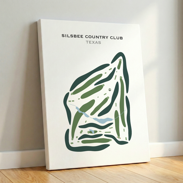 Silsbee Country Club, Texas - Printed Golf Courses