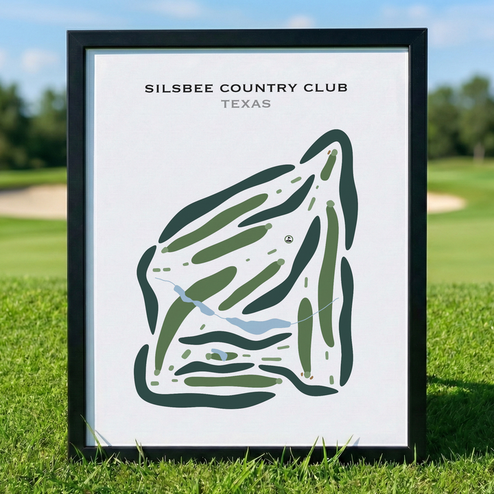 Silsbee Country Club, Texas - Printed Golf Courses