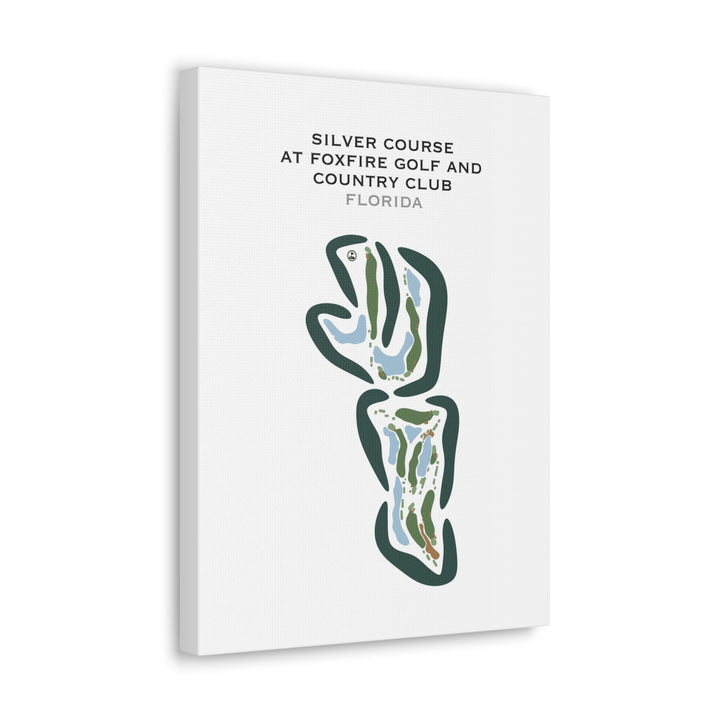 Silver Course at Foxfire Country Club, Florida - Printed Golf Courses