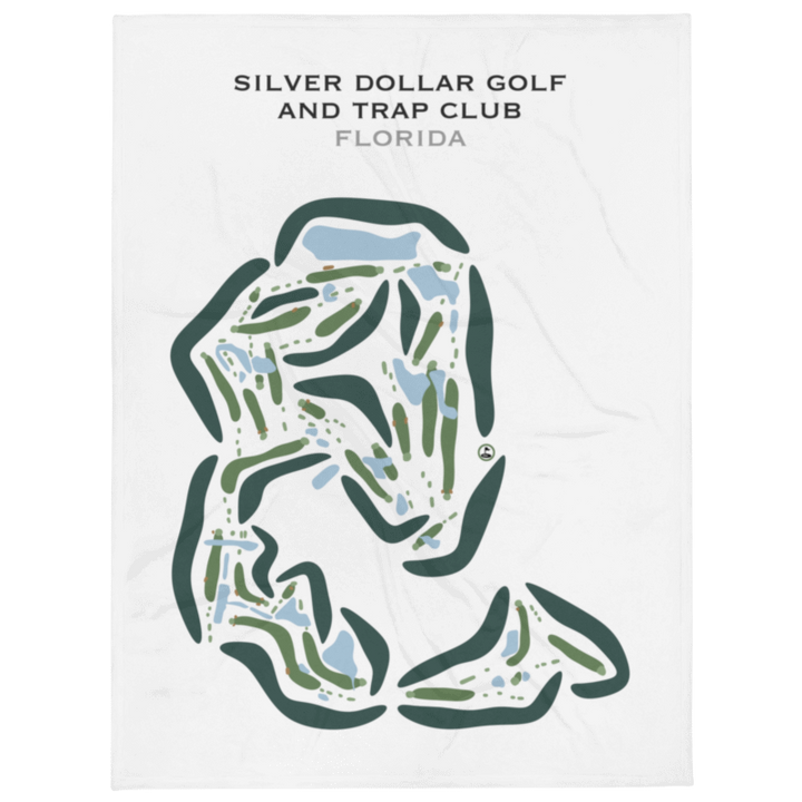 Silver Dollar Golf & Trap Club, Florida  - Printed Golf Courses