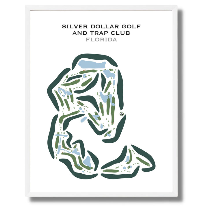 Silver Dollar Golf & Trap Club, Florida  - Printed Golf Courses