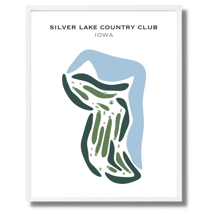 Silver Lake Country Club, Iowa - Printed Golf Courses