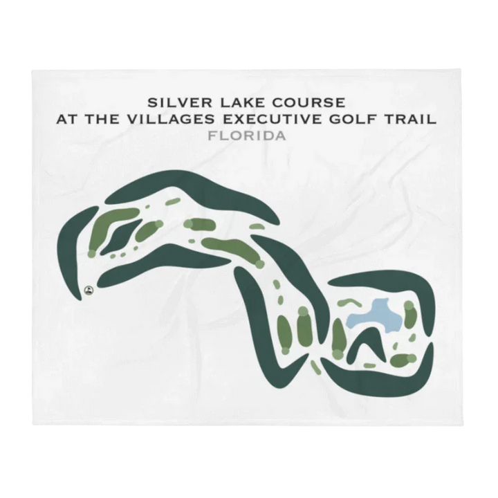 Silver Lake Course at The Villages Executive Golf Trail, Florida - Printed Golf Courses