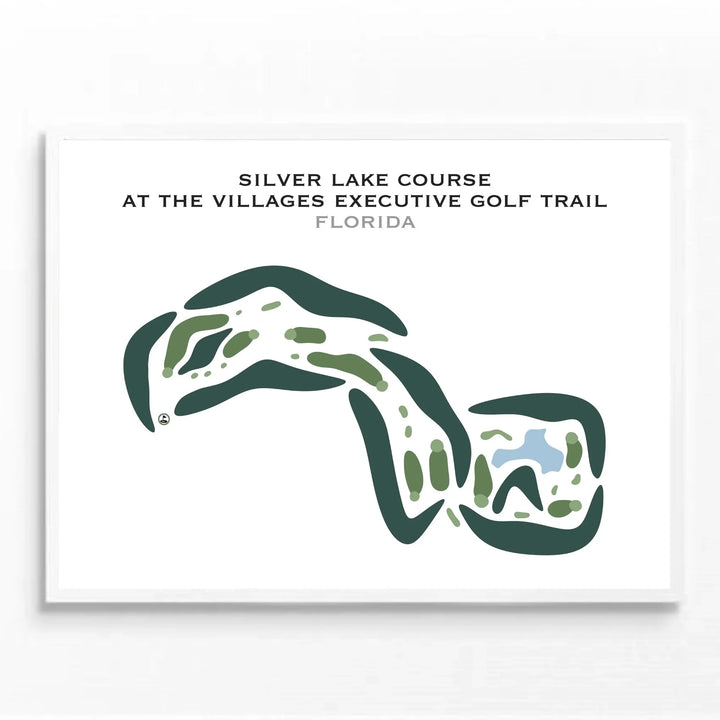 Silver Lake Course at The Villages Executive Golf Trail, Florida - Printed Golf Courses