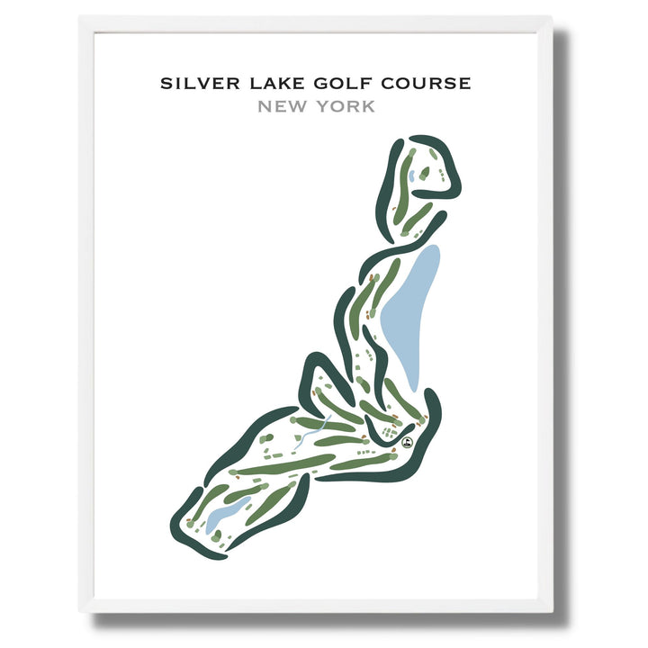 Silver Lake Golf Course, New York - Printed Golf Courses