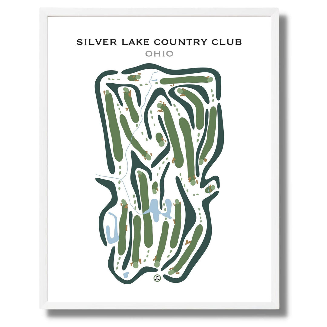 Silver Lake Country Club, Ohio - Printed Golf Courses - Golf Course Prints