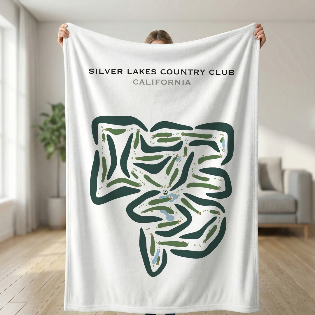 Silver Lakes Country Club, California - Printed Golf Courses