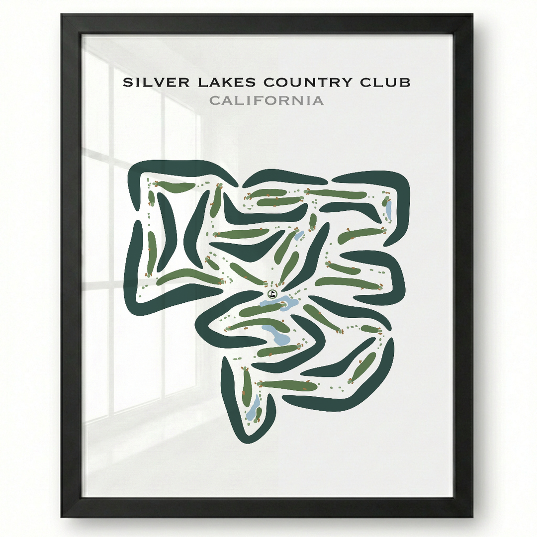 Silver Lakes Country Club, California - Printed Golf Courses