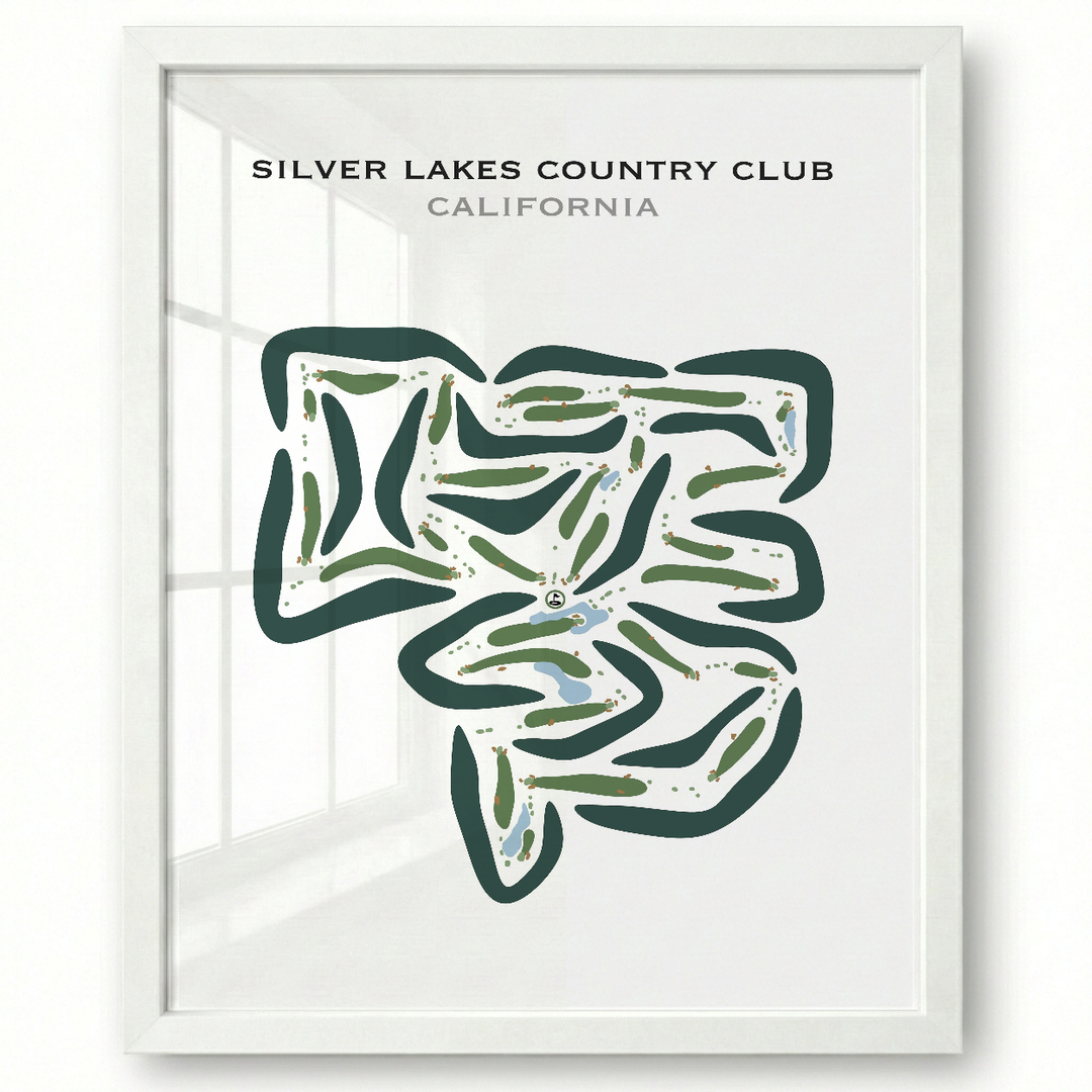 Silver Lakes Country Club, California - Printed Golf Courses