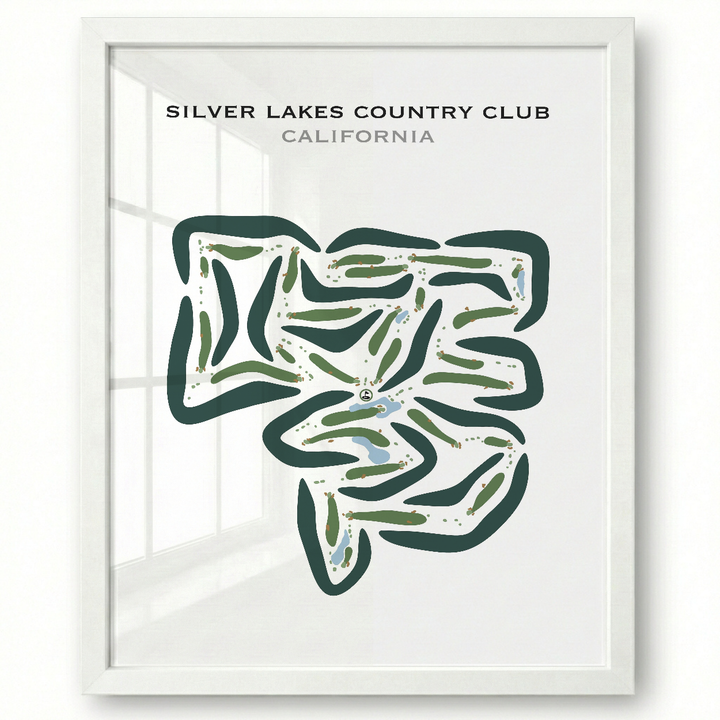 Silver Lakes Country Club, California - Printed Golf Courses