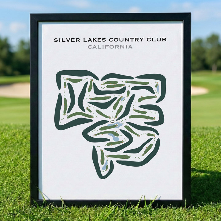 Silver Lakes Country Club, California - Printed Golf Courses