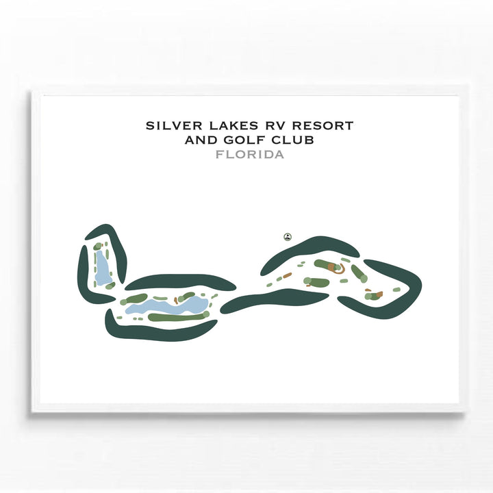 Silver Lakes RV Resort and Golf Club, Florida - Printed Golf Courses