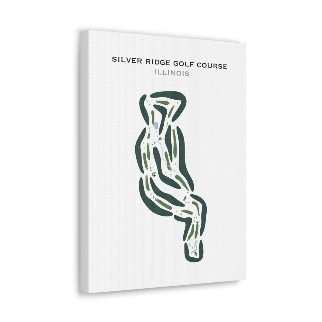 Silver Ridge Golf Course, Illinois - Printed Golf Courses
