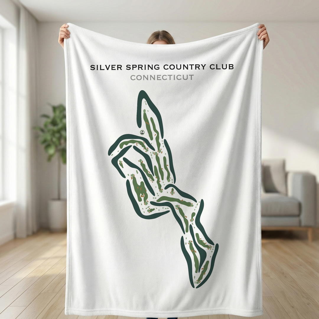 Silver Spring Country Club, Connecticut - Printed Golf Courses