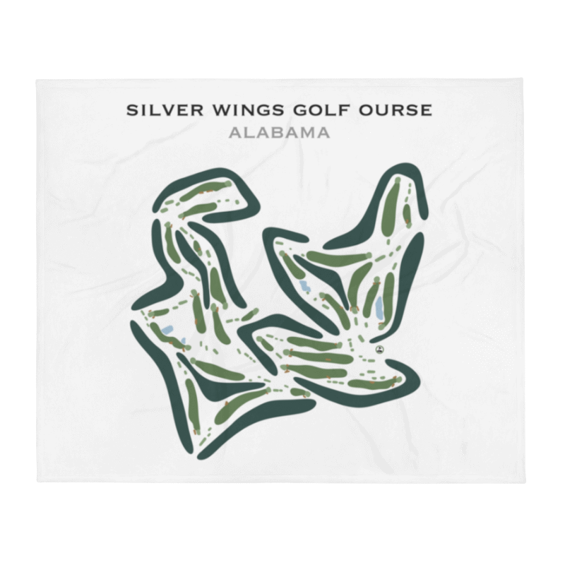 Silver Wings Golf Course, Alabama - Printed Golf Courses