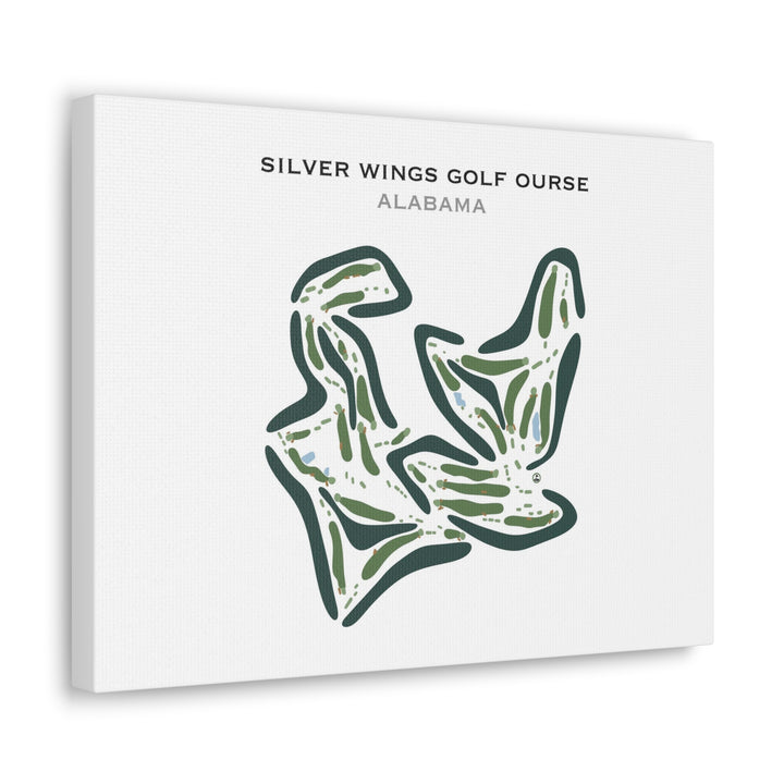 Silver Wings Golf Course, Alabama - Printed Golf Courses