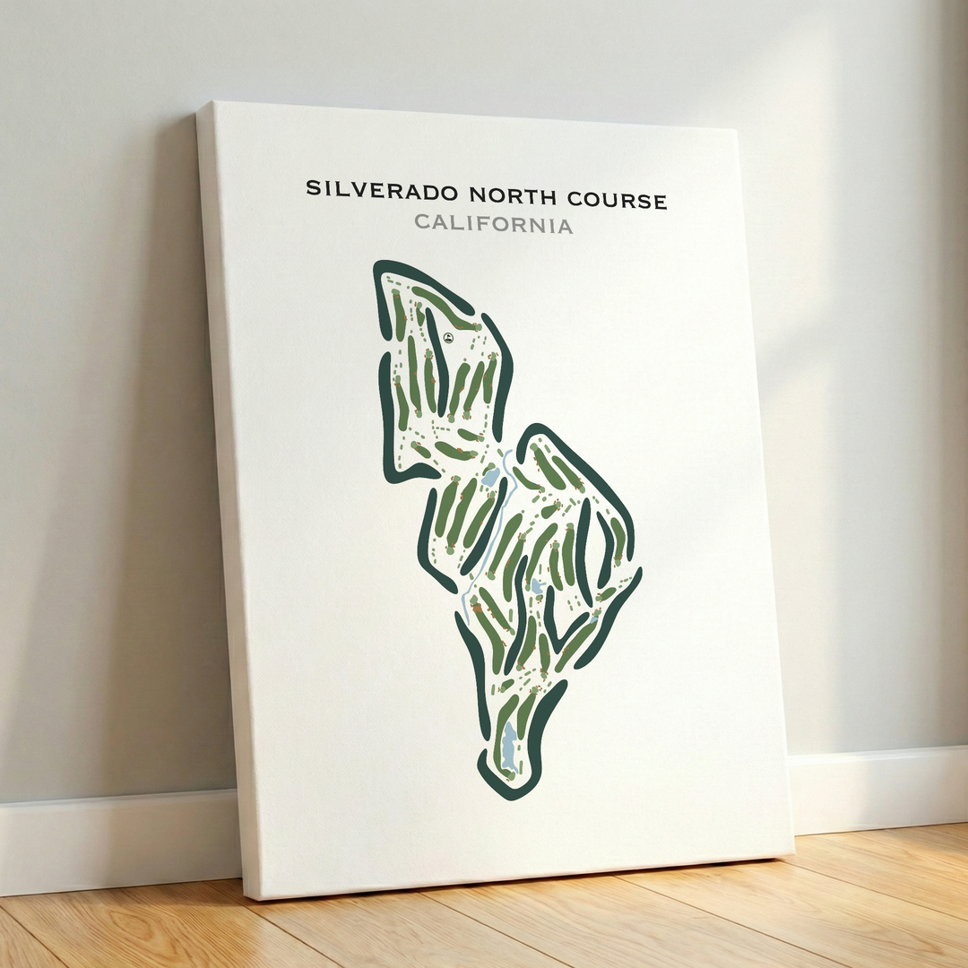 Silverado North Course, California - Printed Golf Courses