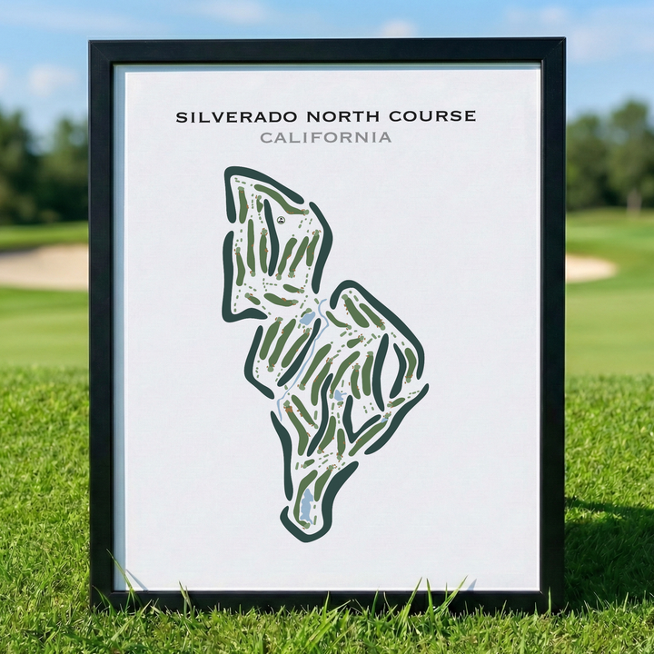 Silverado North Course, California - Printed Golf Courses