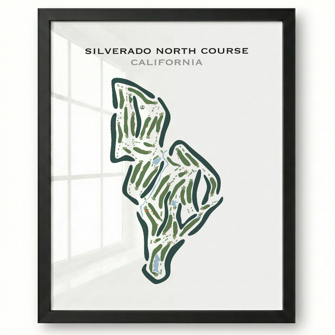 Silverado North Course, California - Printed Golf Courses
