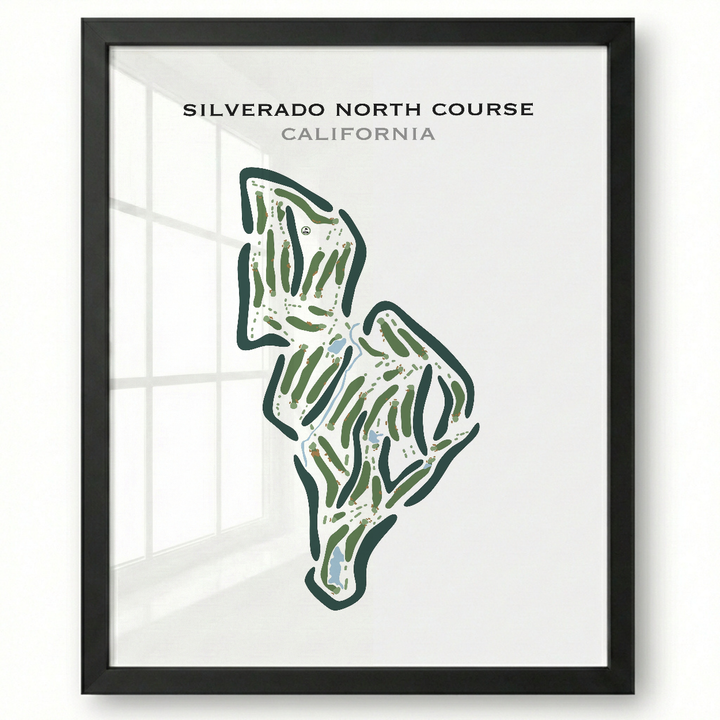 Silverado North Course, California - Printed Golf Courses