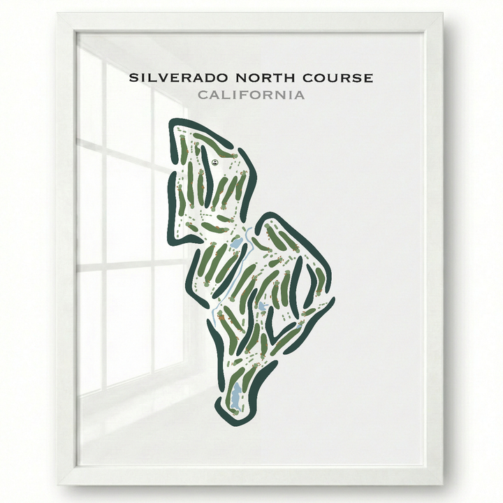 Silverado North Course, California - Printed Golf Courses