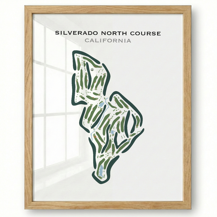 Silverado North Course, California - Printed Golf Courses