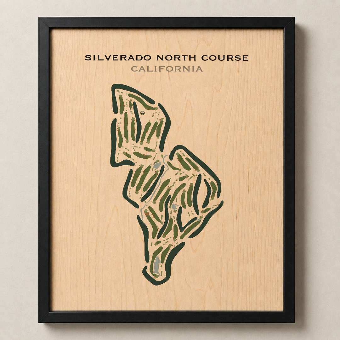 Silverado North Course, California - Printed Golf Courses