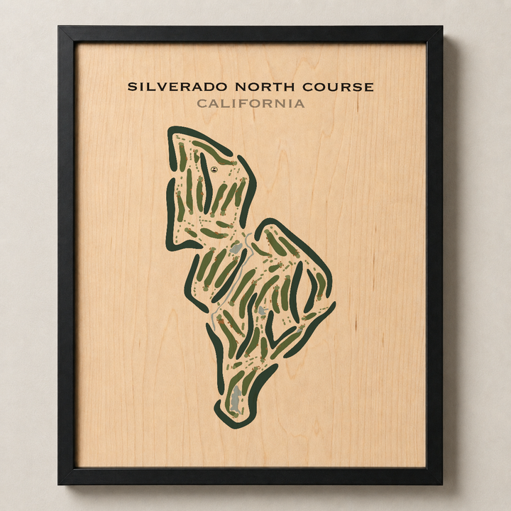 Silverado North Course, California - Printed Golf Courses