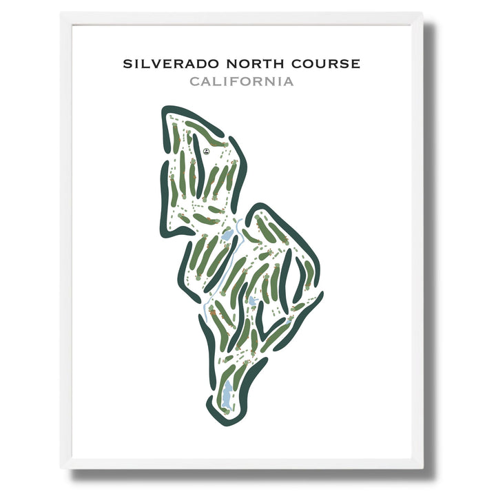 Silverado North Course, California - Printed Golf Courses