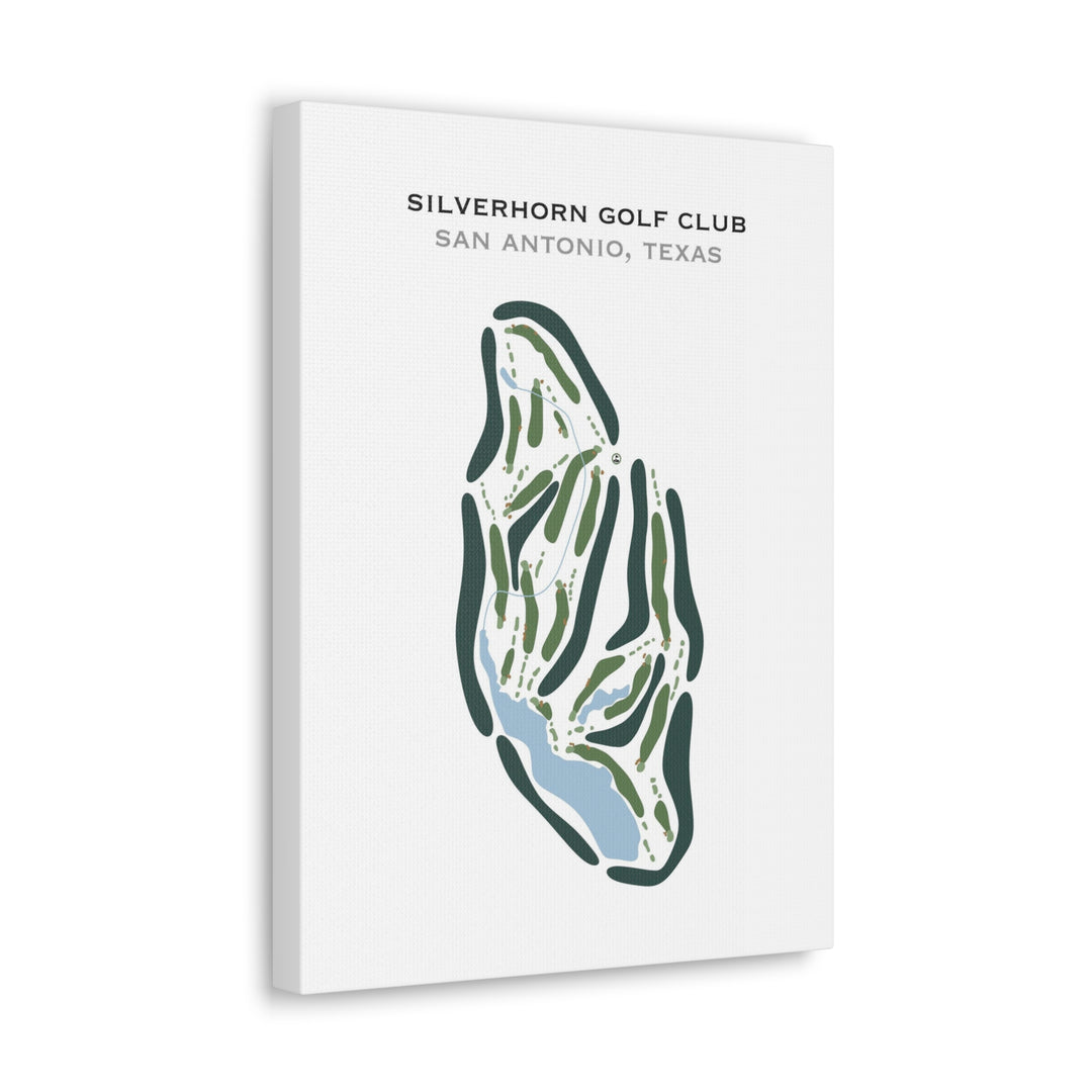 Silverhorn Golf Club, San Antonio, Texas - Printed Golf Courses