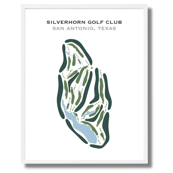 Silverhorn Golf Club, San Antonio, Texas - Printed Golf Courses