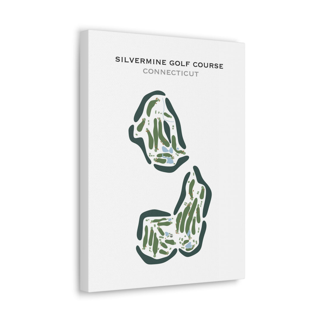 Silvermine Golf Course, Connecticut - Printed Golf Courses