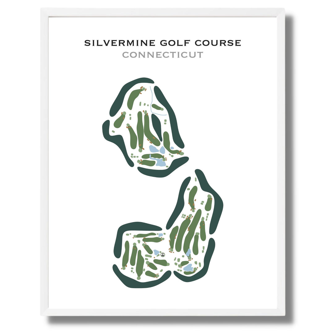 Silvermine Golf Course, Connecticut - Printed Golf Courses