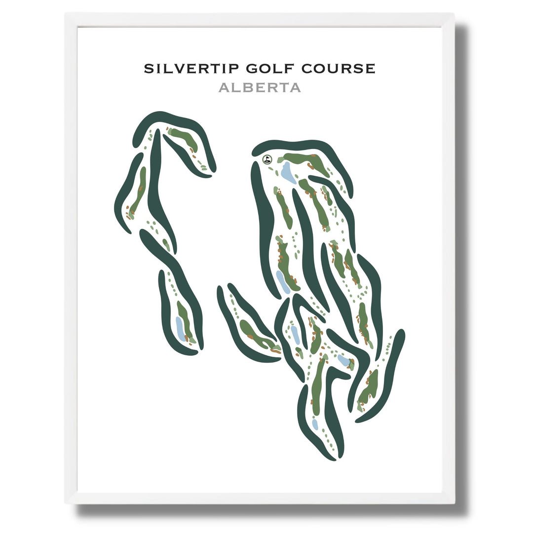 Silvertip Golf Course, Alberta - Printed Golf Courses