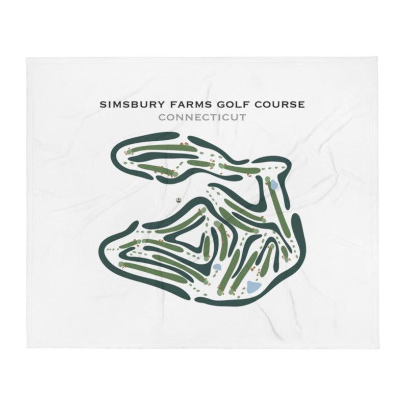 Simsbury Farms Golf Course, Connecticut - Printed Golf Courses - Golf Course Prints