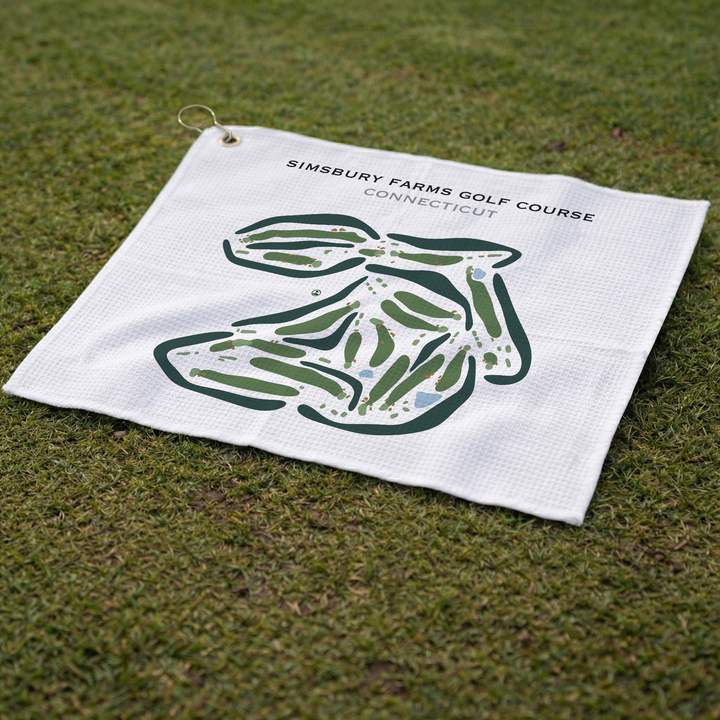 Simsbury Farms Golf Course, Connecticut - Printed Golf Courses