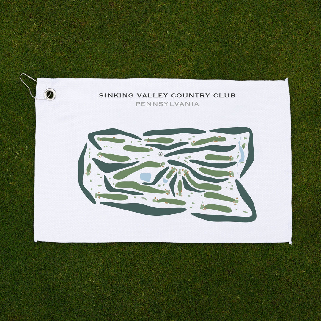 Sinking Valley Country Club, Pennsylvania - Printed Golf Courses