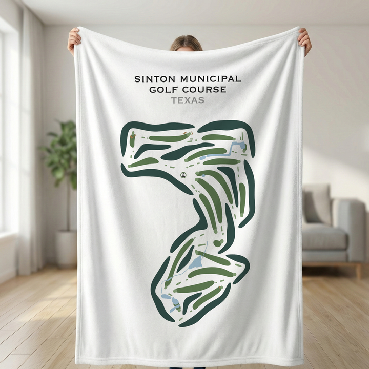 Sinton Municipal Golf Course, Texas - Printed Golf Courses