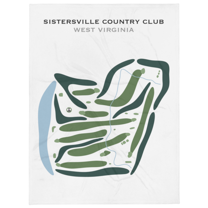 Sistersville Country Club, West Virginia - Printed Golf Courses