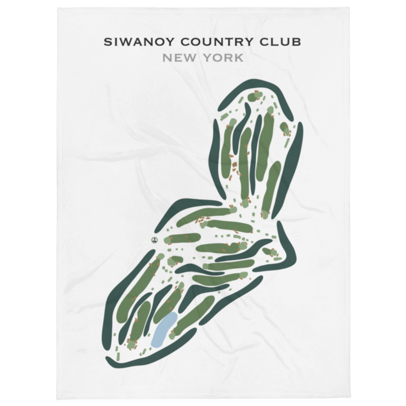 Siwanoy Country Club, New York - Printed Golf Course