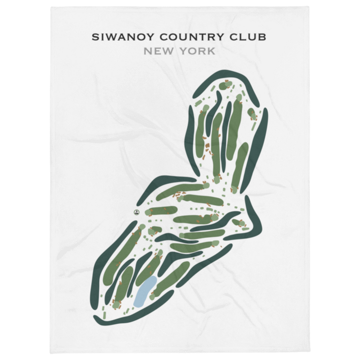 Siwanoy Country Club, New York - Printed Golf Course