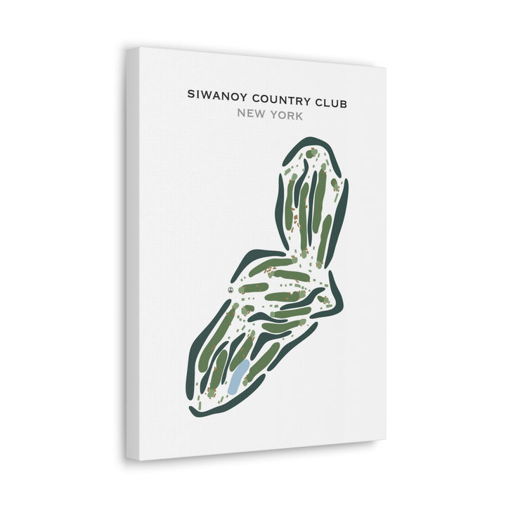 Siwanoy Country Club, New York - Printed Golf Course