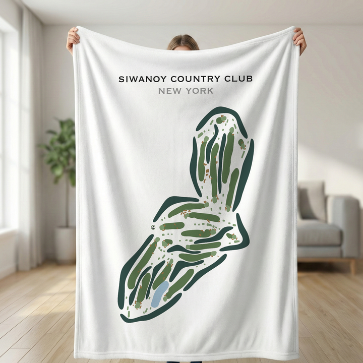 Siwanoy Country Club, New York - Printed Golf Course