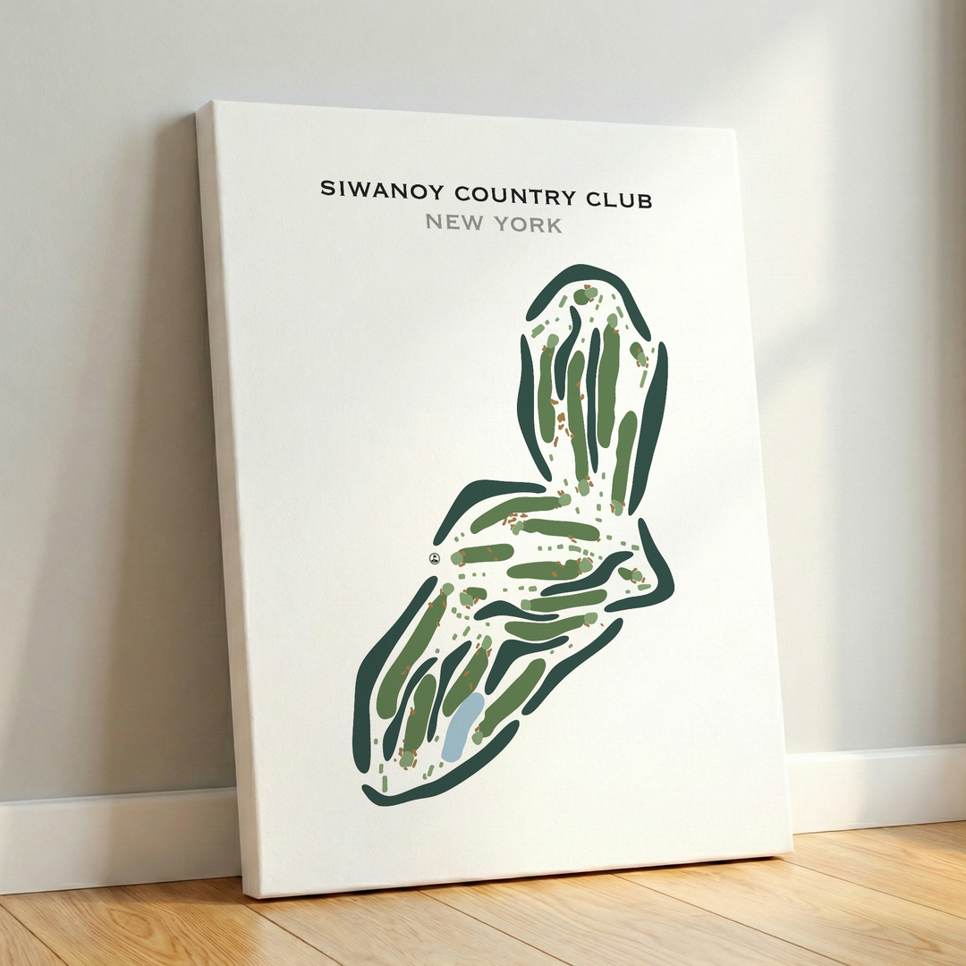 Siwanoy Country Club, New York - Printed Golf Course